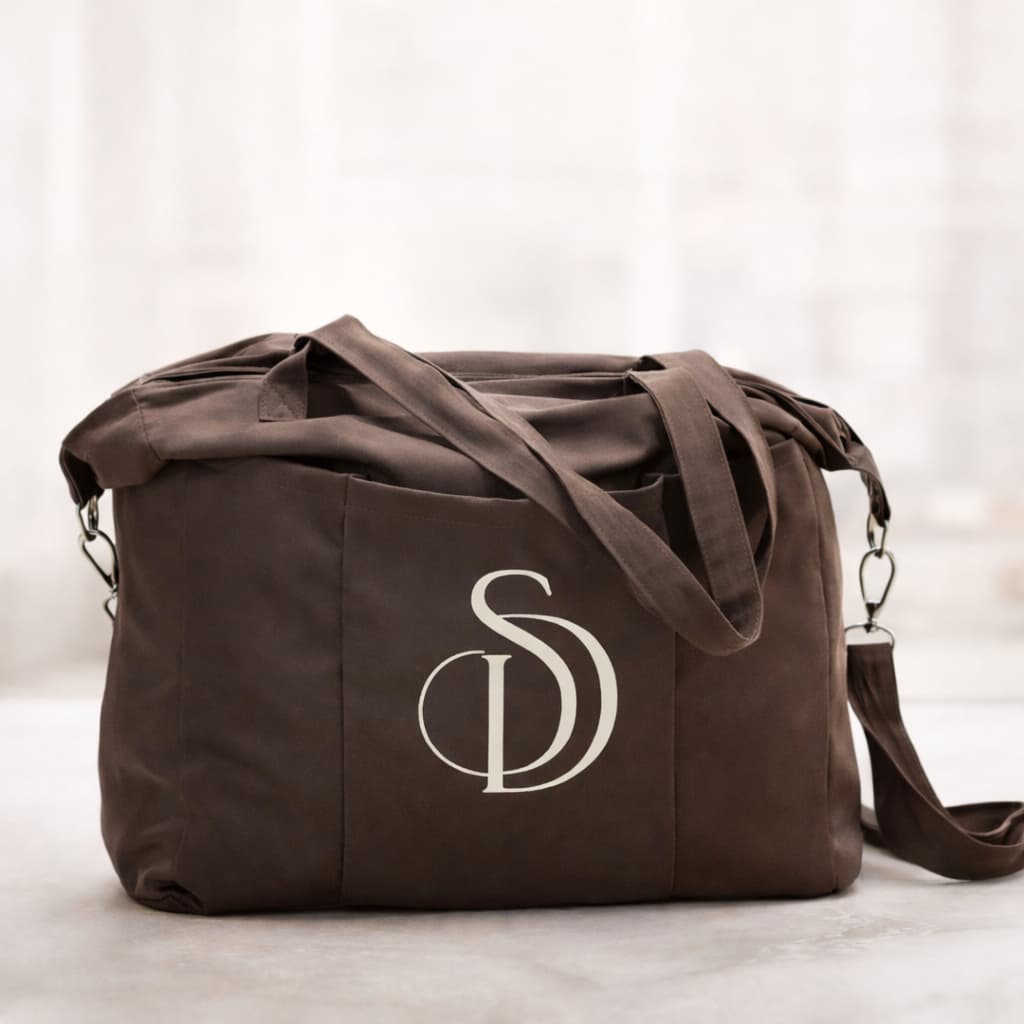 Bolsa Universitária Personalizada Fundo Xadrez Feminina para Notebook Grande Reforçada