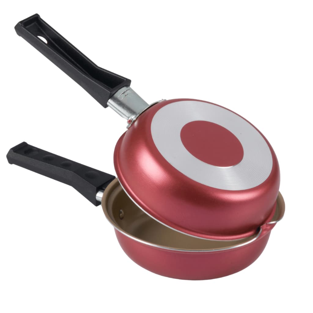 Hamburgueira Dupla Antiaderente 14Cm Cereja Nacional