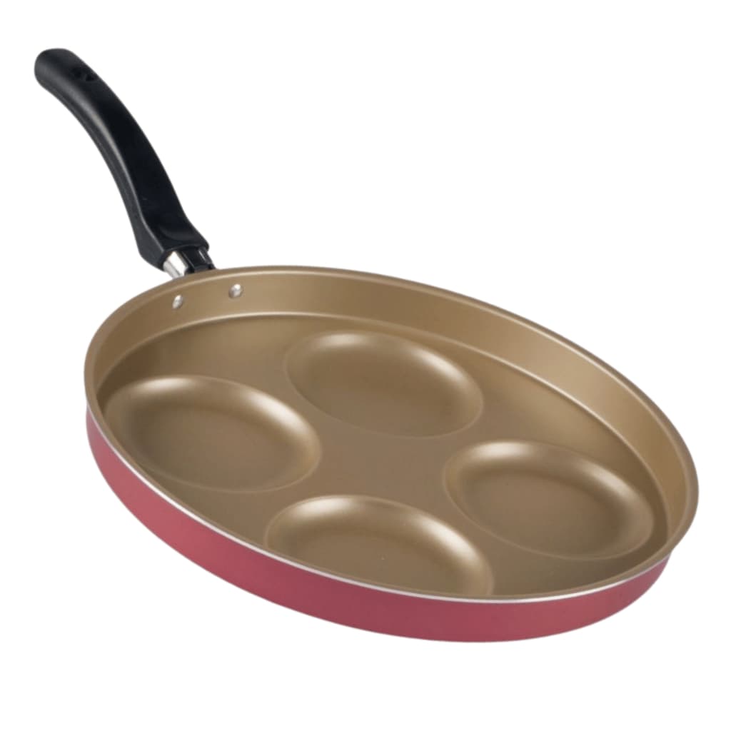 Frigideira Antiaderente 4 Ovos Cereja Nacional