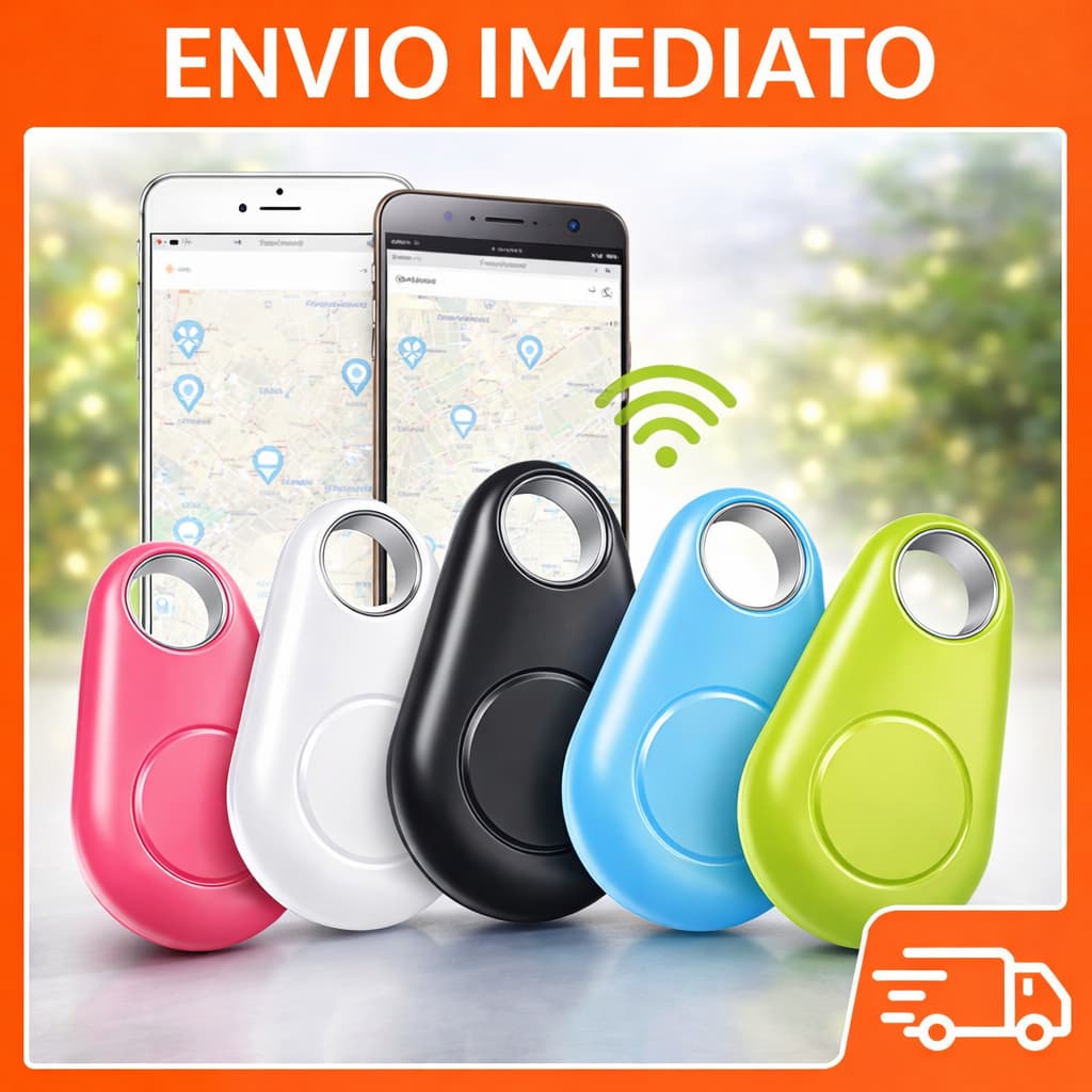 Mini Rastreador iTag Bluetooth GPS Localizador Anti-Perda para Chaves Bolsa Carteira Pets
