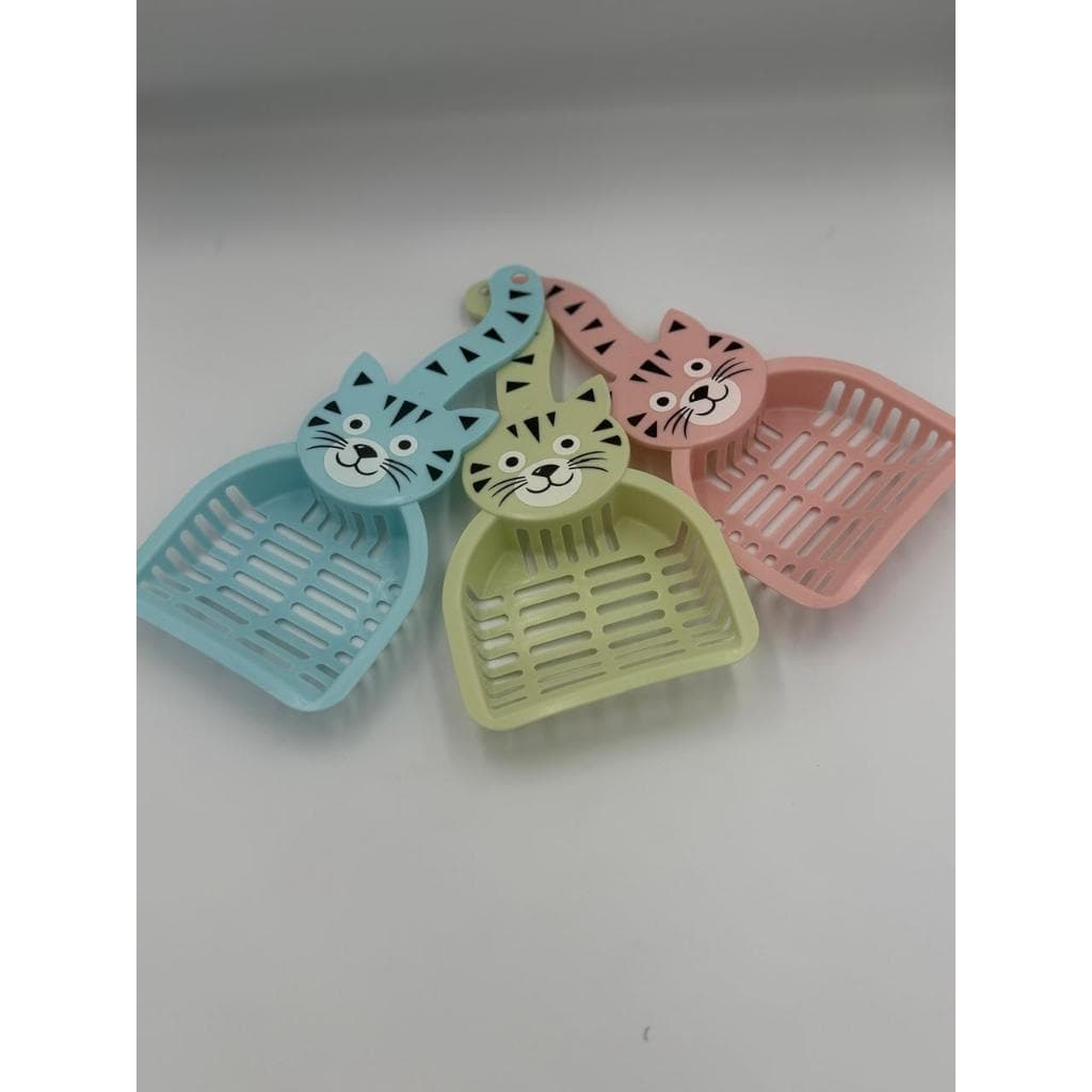 Pá Higiênica Para Limpeza De Areia de Gato - Formato Gatinho