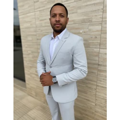 Terno Slim Microfibra Melange Varias Cores