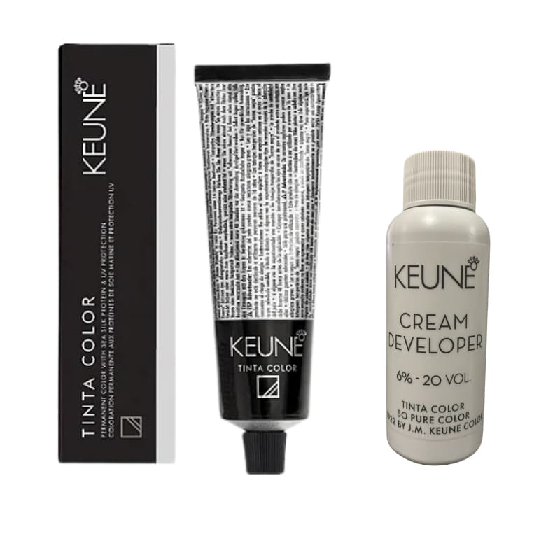Kit Tinta Color Keune Escolher A Cor + Oxigenada 20vol