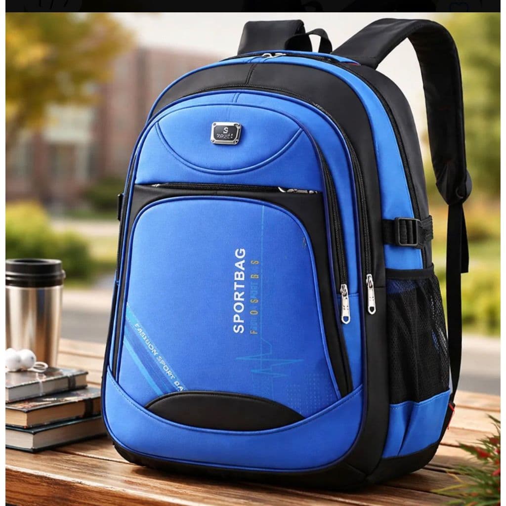 Mochila Bolsa reforçada Masculina Impermeável Faculdade Resistente Grande