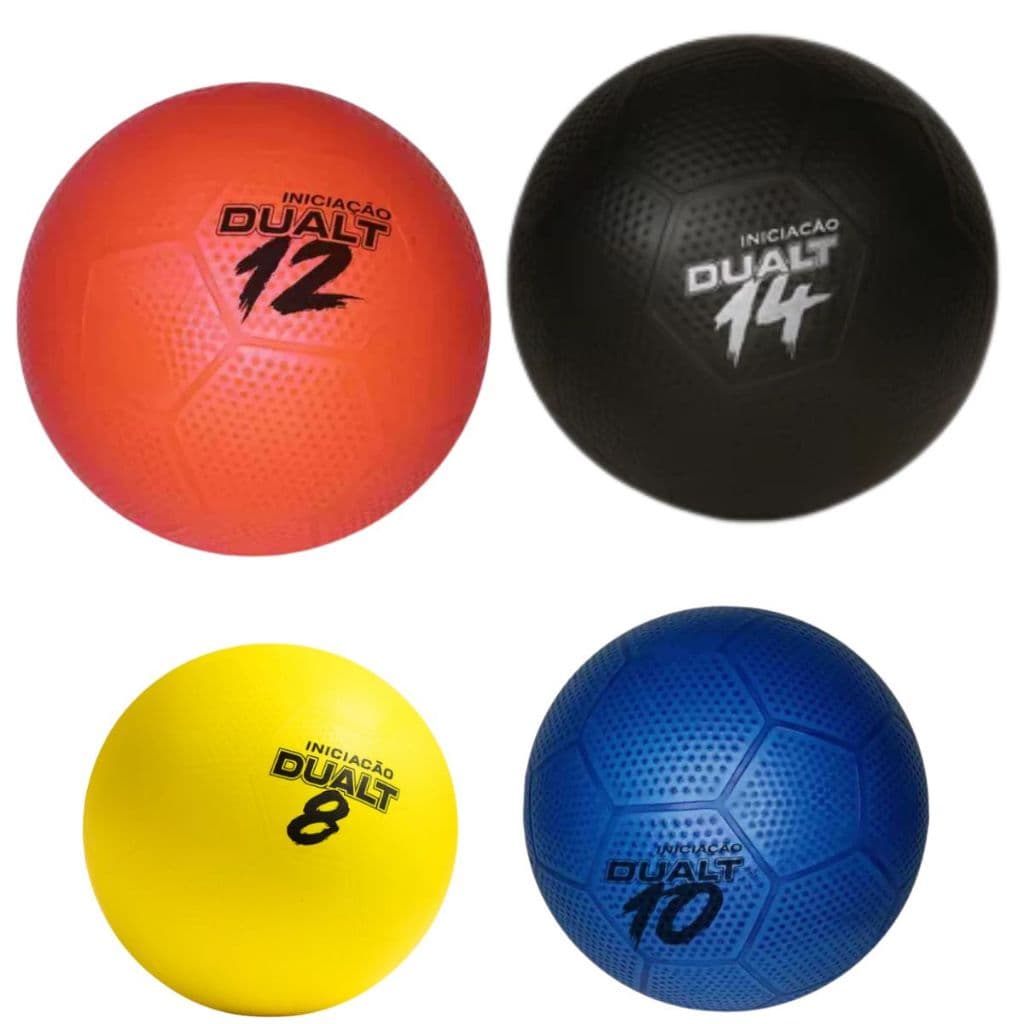 Bola de Iniciação Dualt  Macia e Resistente - Bola Queimada Recreativa Escolinhas Esportes