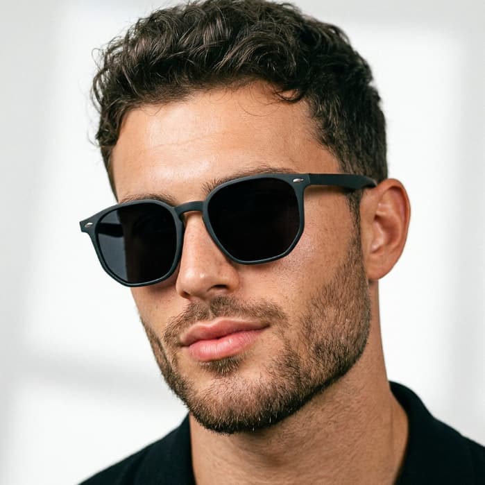 Óculos de Sol Tulum Hexagonal Premium Mais Vendido Flexível Praia Verão uv400 Feminino Masculino