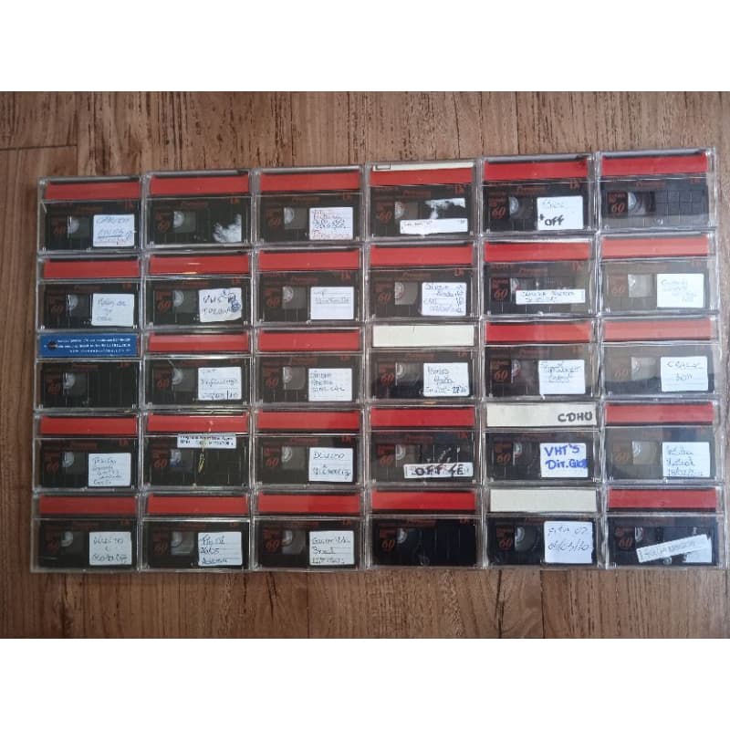 Lote com 30 fitas mini Dv Cam Sony usadas