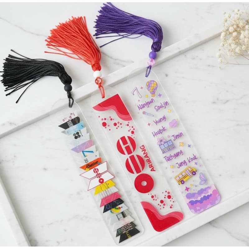 Marca página acrilico BTS Kpop