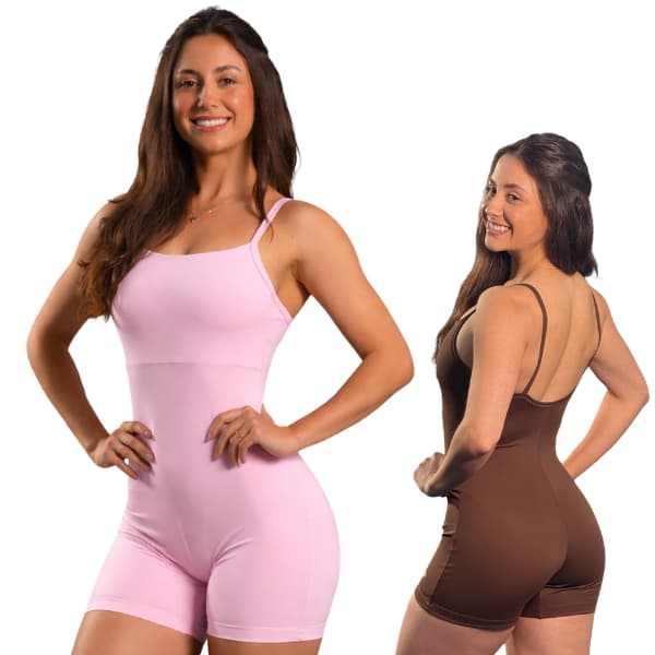 Macaquinho Fitness Alcinha Costas Abertas Zero Transparencia