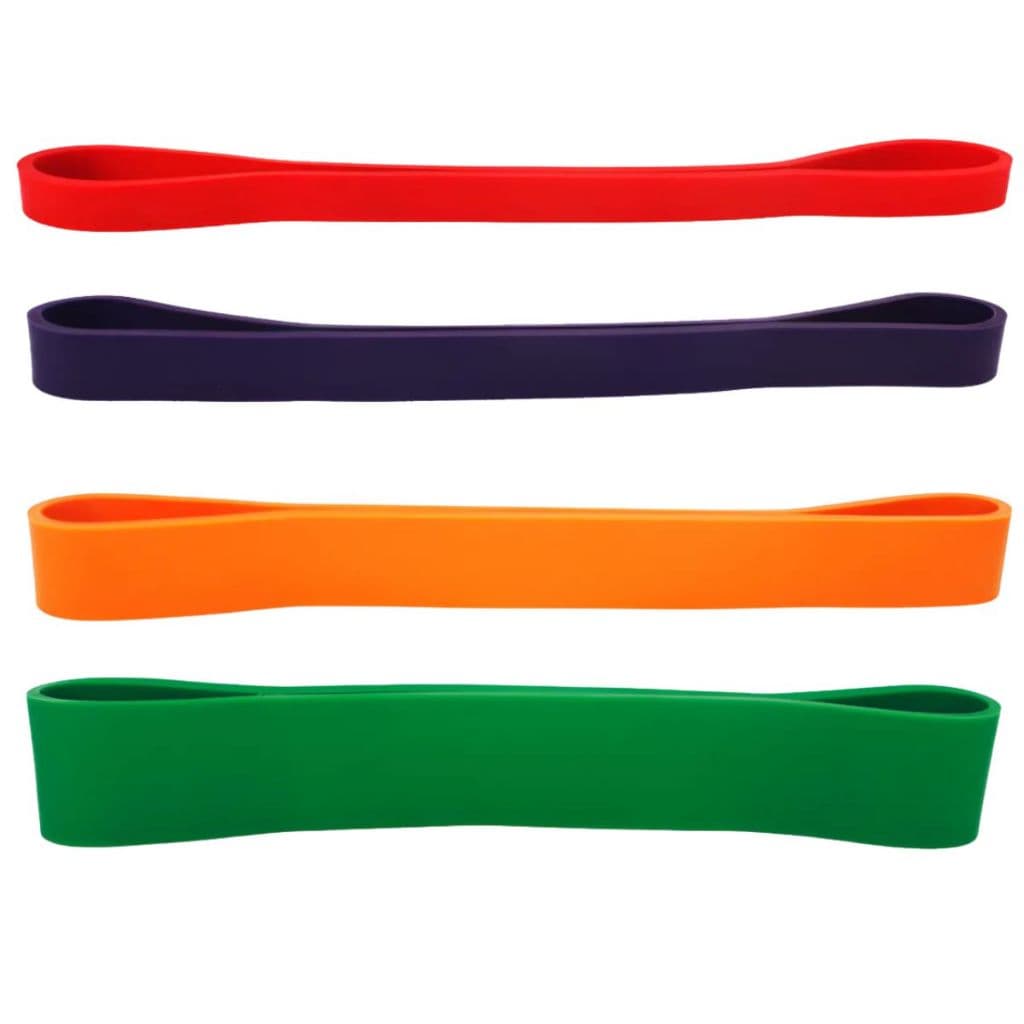 Kit Mini Super Band 4 Intensidade Extensor Elástico Circular