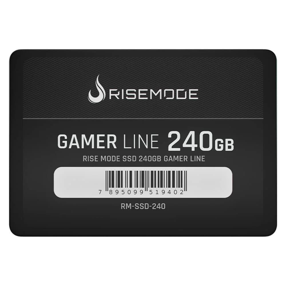 Hd Ssd Rise Mode Gamer Line 240gb Rm-ssd-240gb Cor Preto Preto