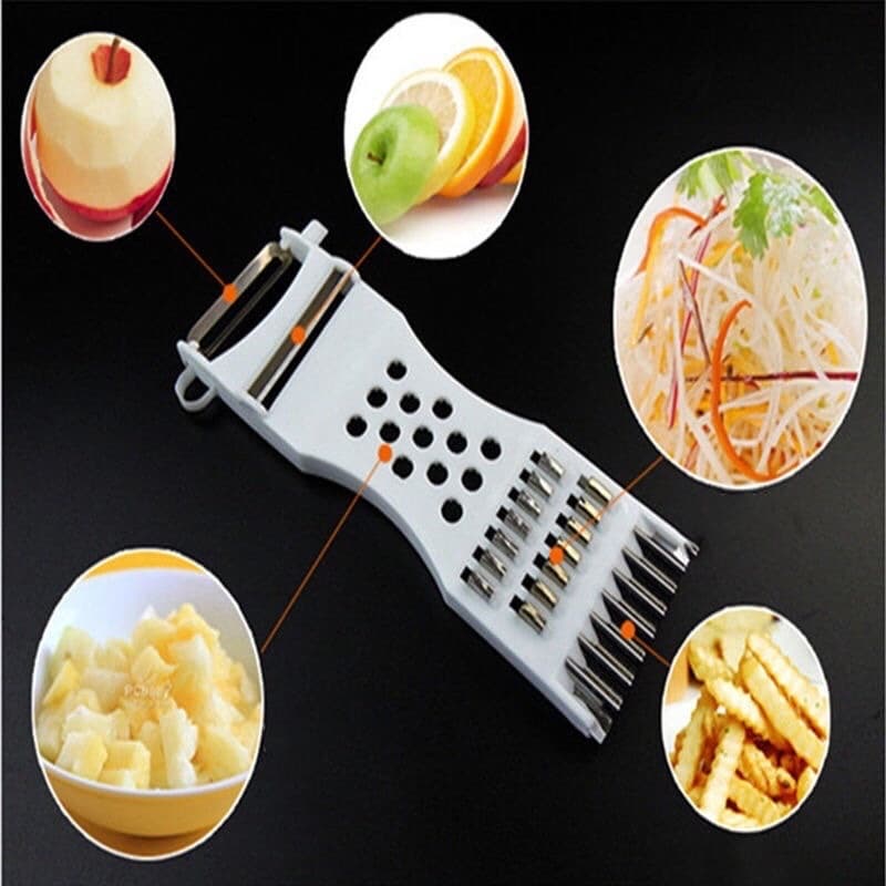 Ralador e descascador de legumes 5 em 1