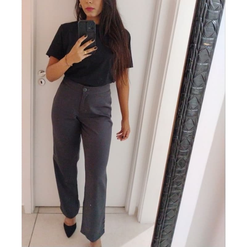 Calça social cinza 40/Brechó