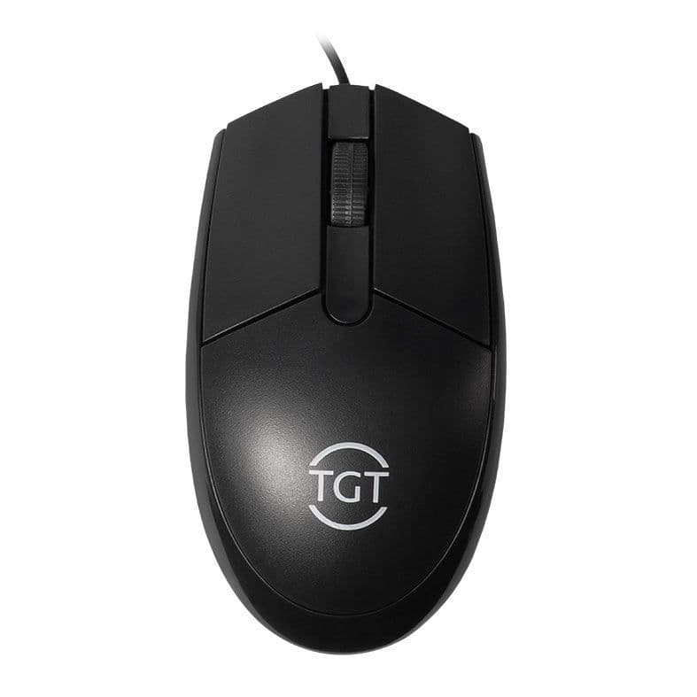 Mouse Óptico Preto USB 1200 DPI 3 Botões Escritório