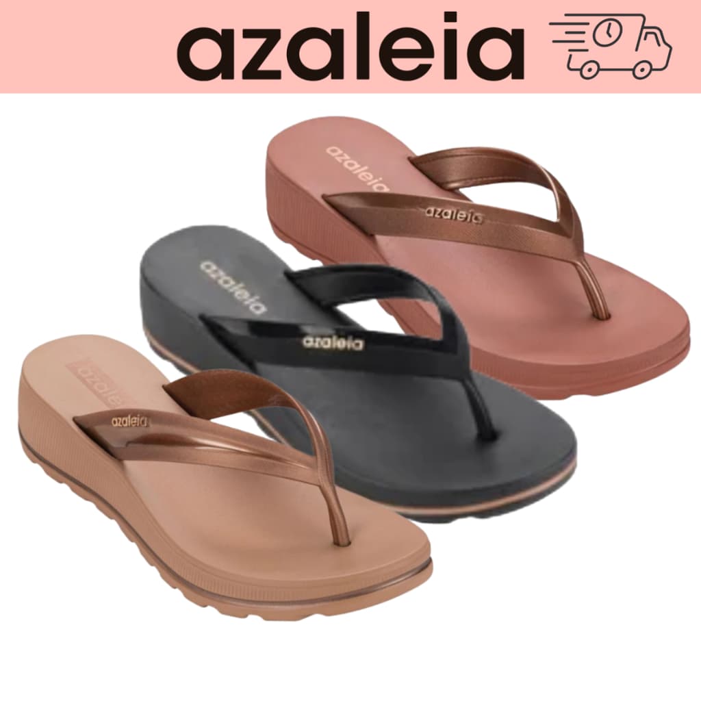 Sandália Tamanco Anabela Azaleia Fabi Light Line 18908 Feminina Confortável Original