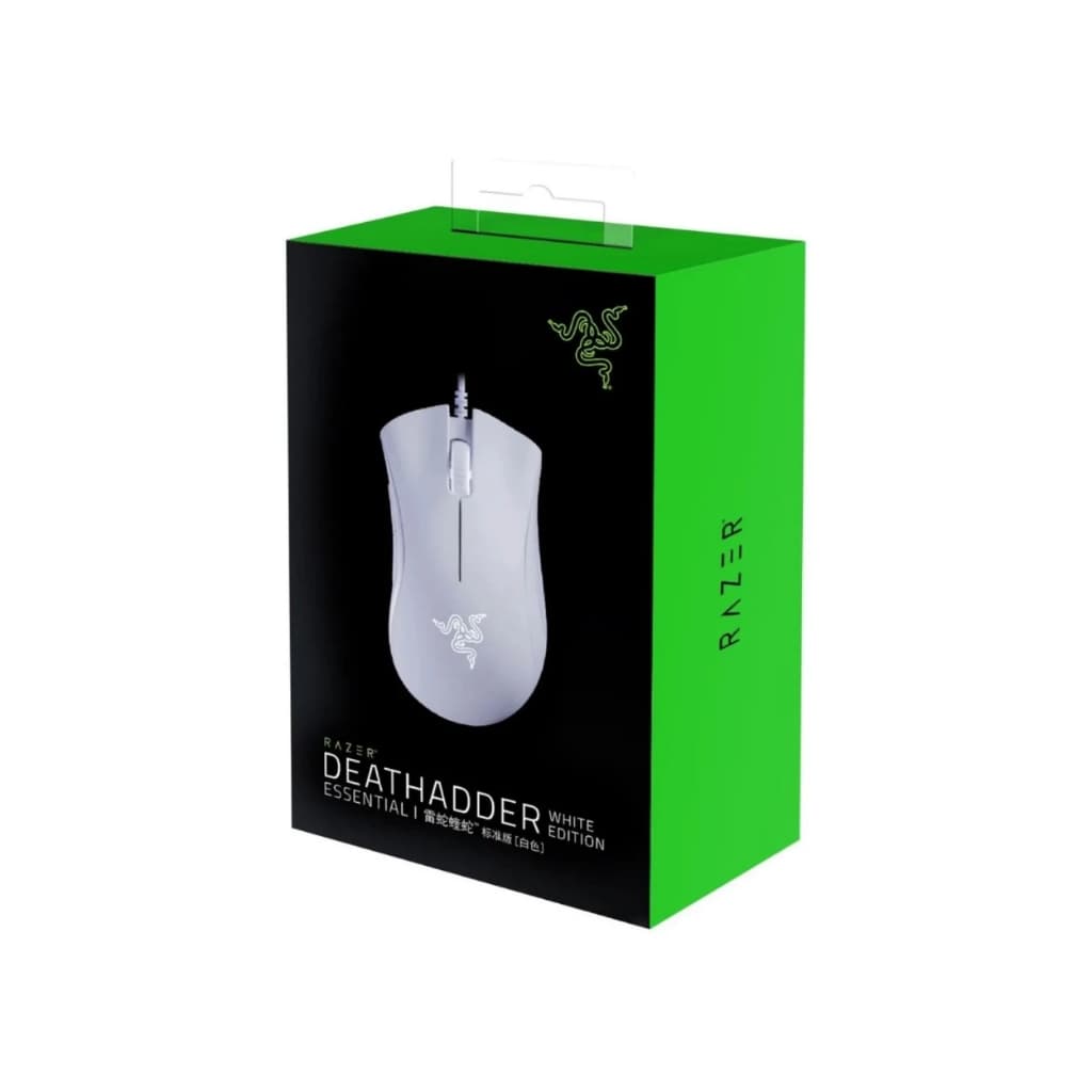 Mouse Razer Deathadder Essential White Edition Branco