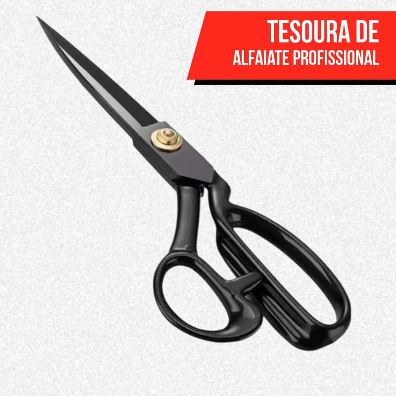 Tesoura de Alfaiate Profissional Titanium Corte e Costura 8,9 10, 11 E 12 Polegadas