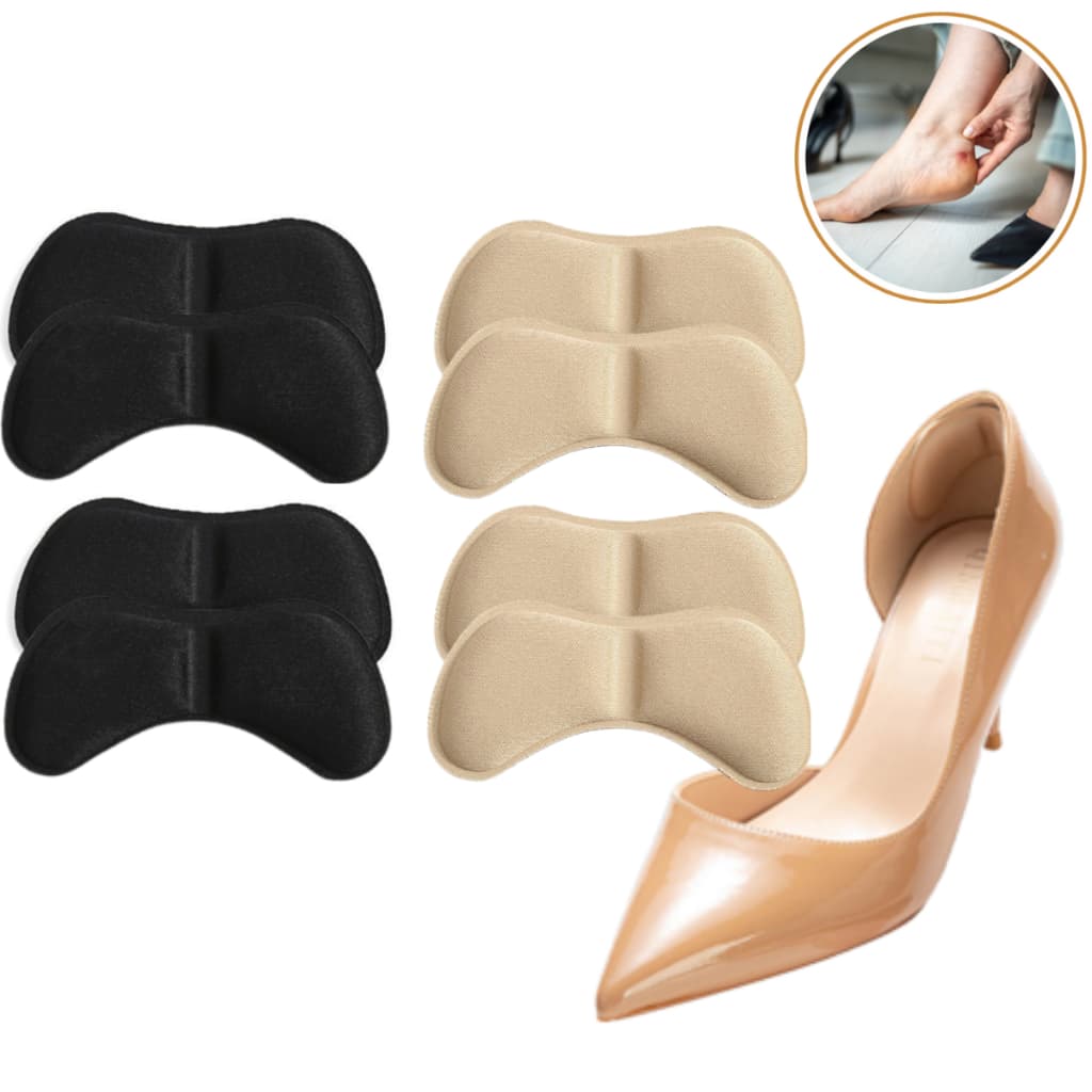 Kit 3/4/5 Pares  Protetor  Calcanhar Adesivo Macio Confortável Sapatos