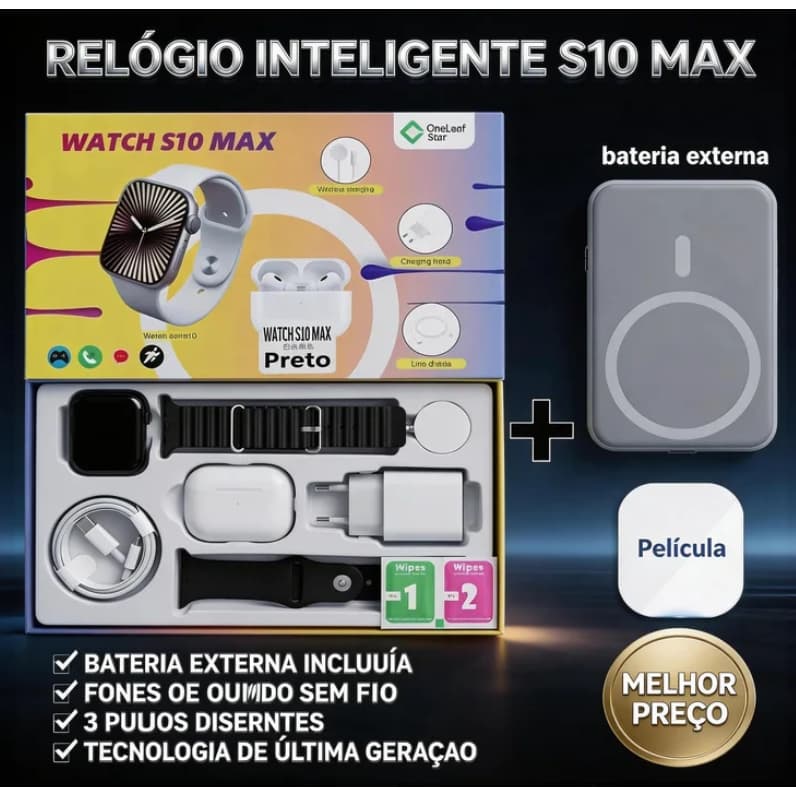 Smartwatch 2026 Novo NFC K90 PRO MAX /Watch 10 max Polegadas Para IOS Android Completo 7em1 I15 TWS