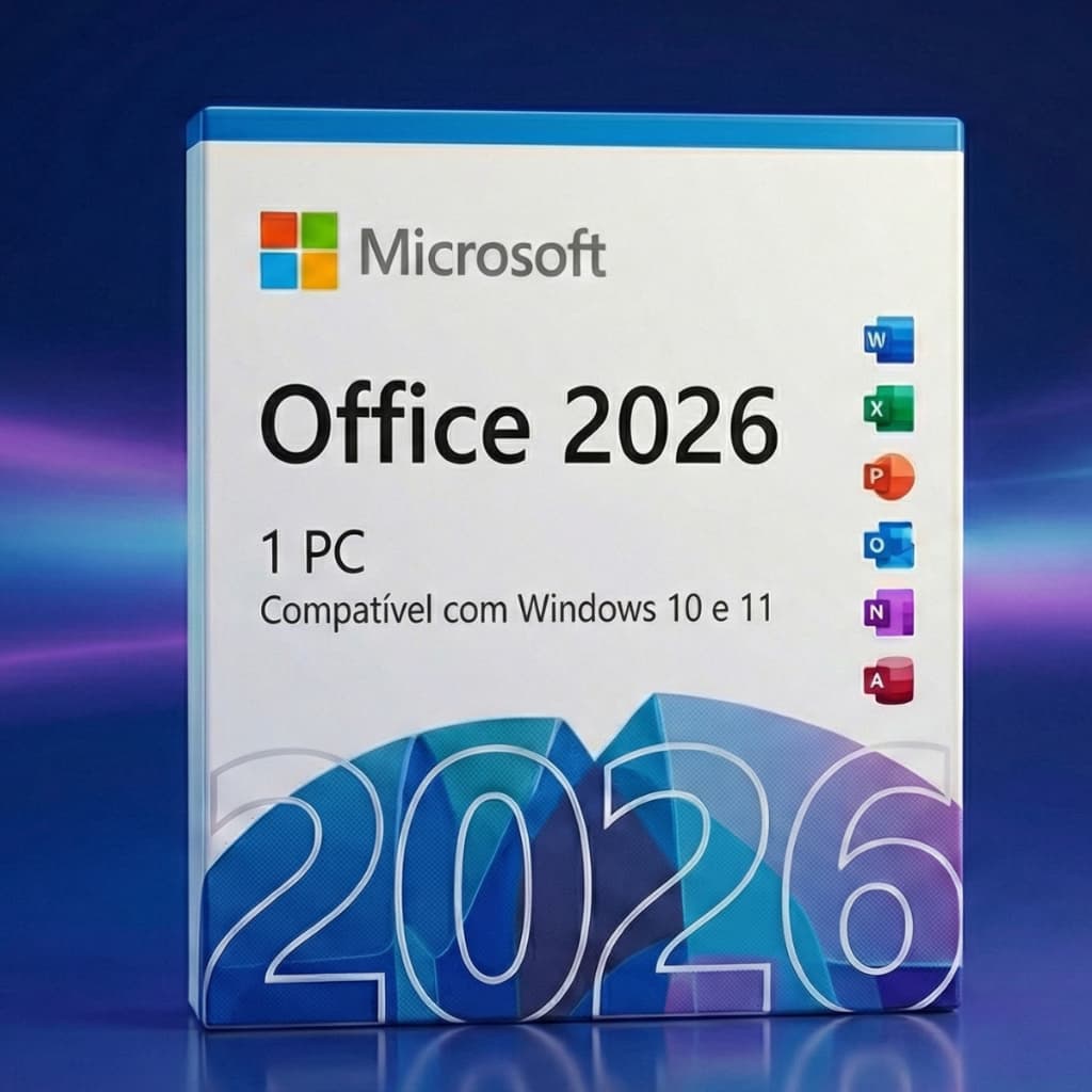 Office Professional Plus 2026 | Cartão de ativação | Lacrado | Original Microsoft | Nota Fiscal