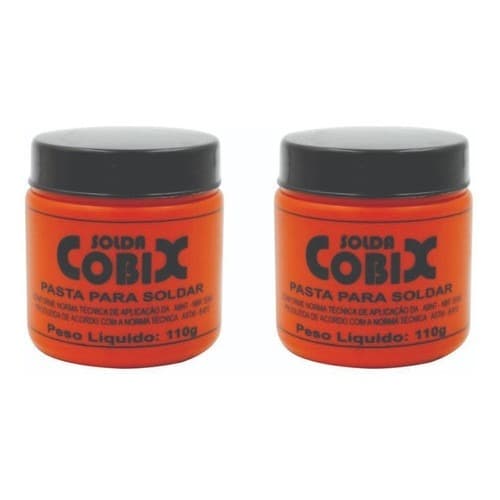 Pasta Para Solda Cobix 110g Fluxo Para Soldagem Eletrônica Placas e Componentes