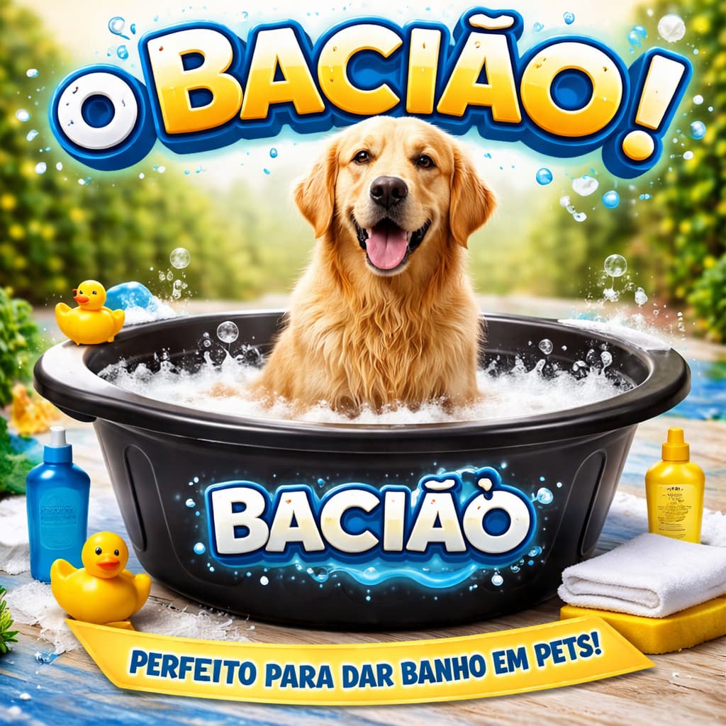 Bacia Canelada 60 Litros Plástica Redonda Grande Para Roupa Cozinha Alça Reforçada Bacião