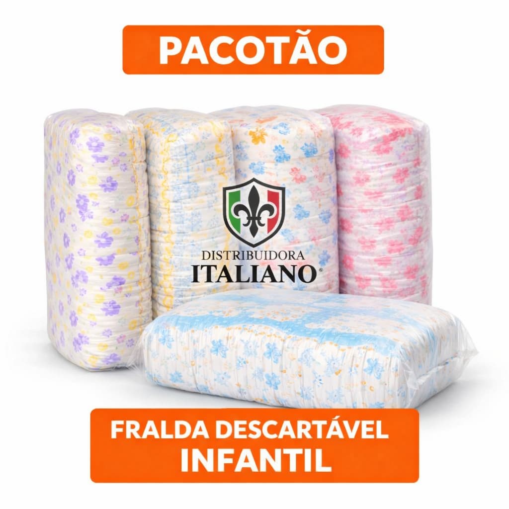 KIT COM 3 MEGA PACOTÃO FRALDAS DESCARTAVEIS HIPER BARATAS BOA QUALIDADE
