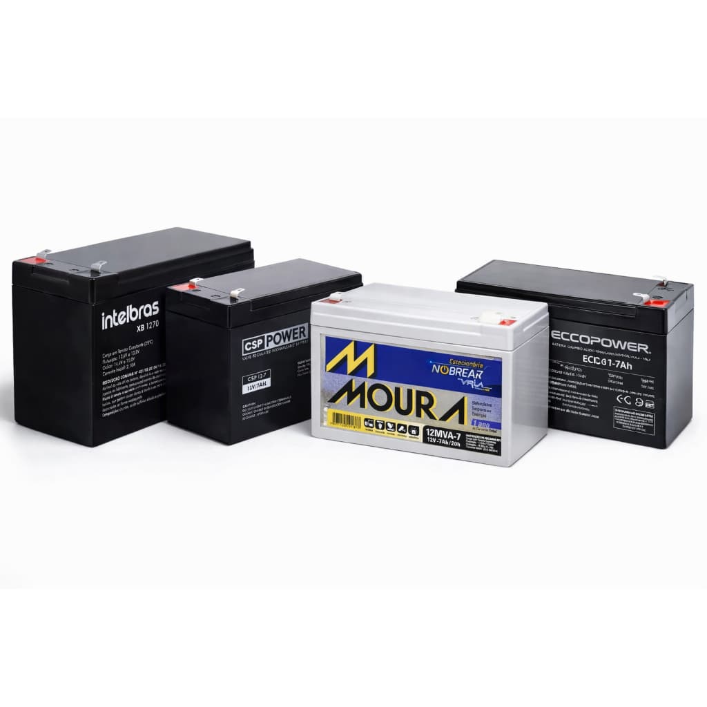 Bateria Selada12V-7Ah Nobreak, Alarmes, Pulverizador, Som, etc Várias Marcas Envio Conforme Estoque