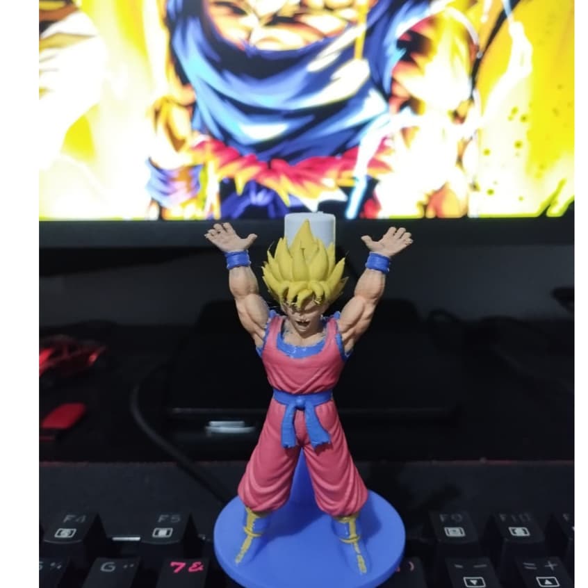 Suporte para placa de vídeo GPU CPU - GOKU GENKI DAMA - Dragon Ball Z