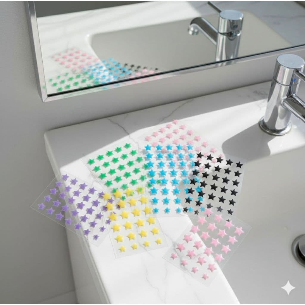 Kit 120/320  Adesivo Estrela Seca Espinha, Anti‑acne, Proteção Dia/Noite Secativo