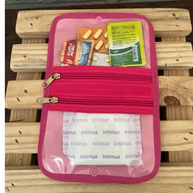 Porta obsorvente /farmacinha /bolsinha multi uso