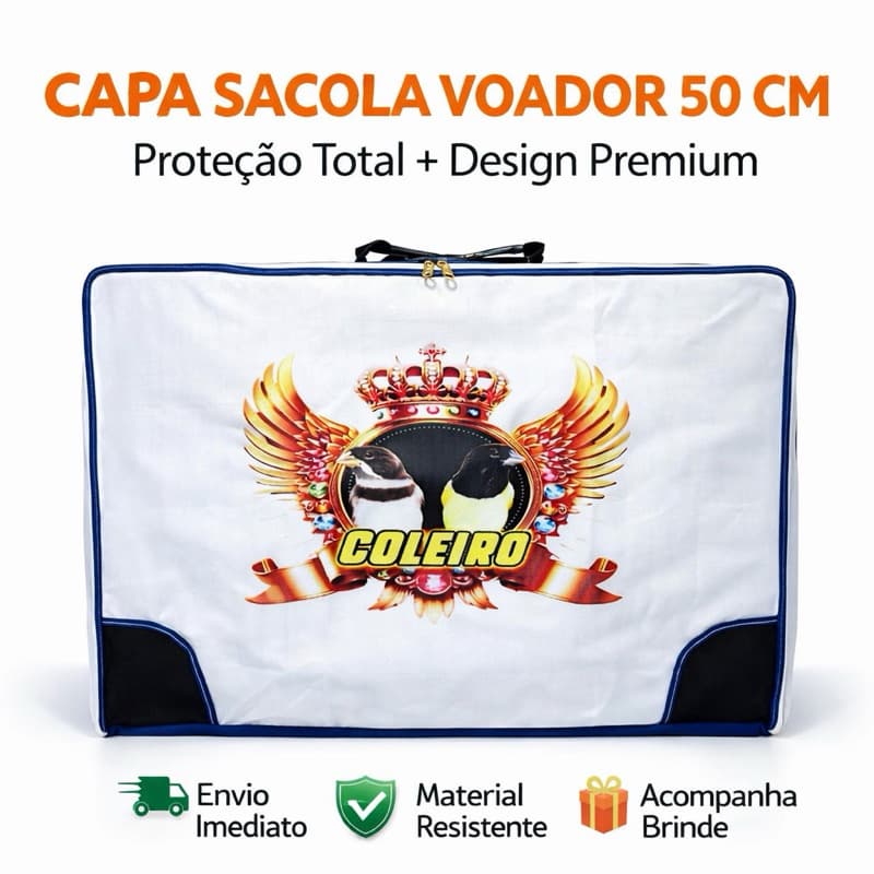 CAPA SACOLA VOADOR 50CM + BRINDE 🎁