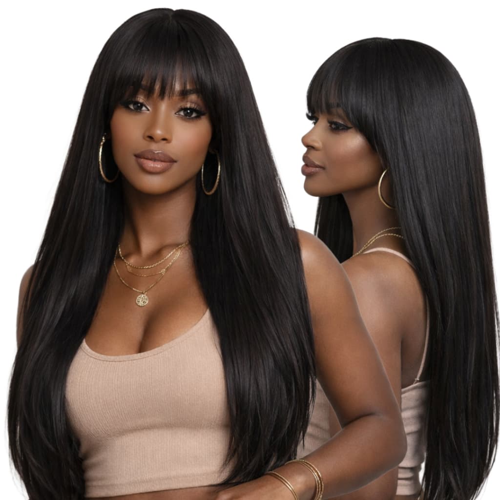 Peruca Fibra Futura Identica a o Cabelo Humano Premium 70cm