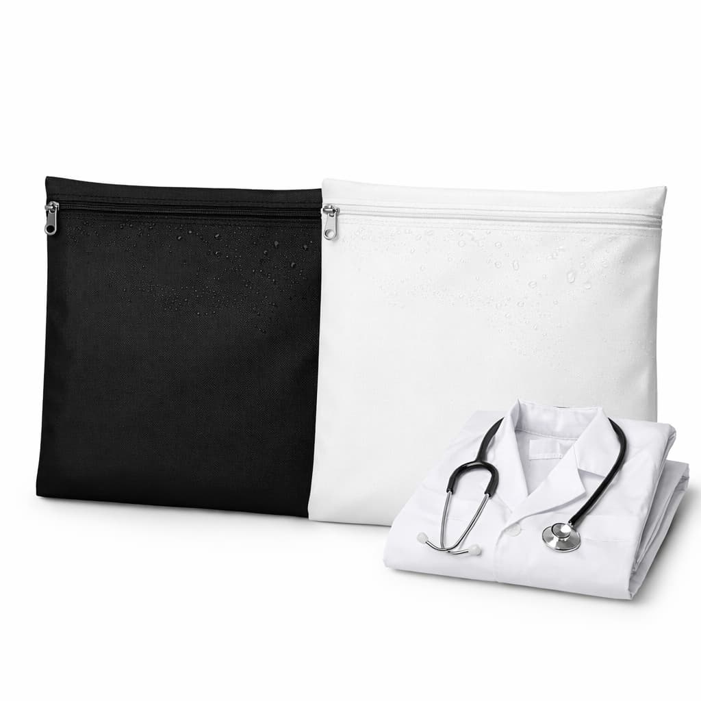 Porta Jaleco Necesseire em tecido impermeavel enfermagem medicina veterinária odonto