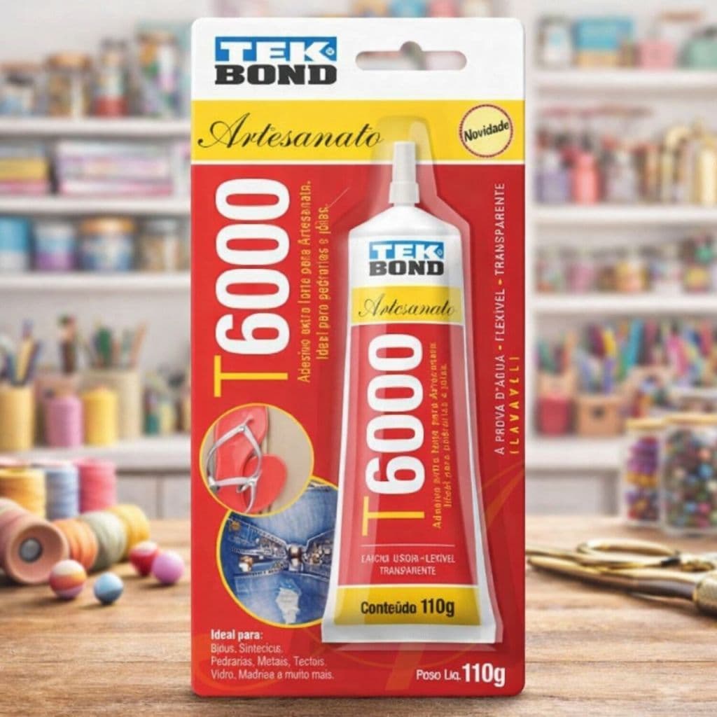 Cola para Artesanato T6000 de 110g Permanente Tek Bond