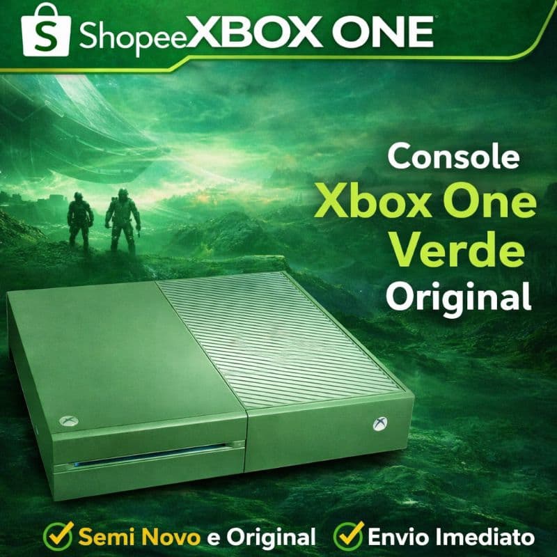 Jogo Xbox One Fat 500GB - Vídeo game Seminovo com Controle e Jogo