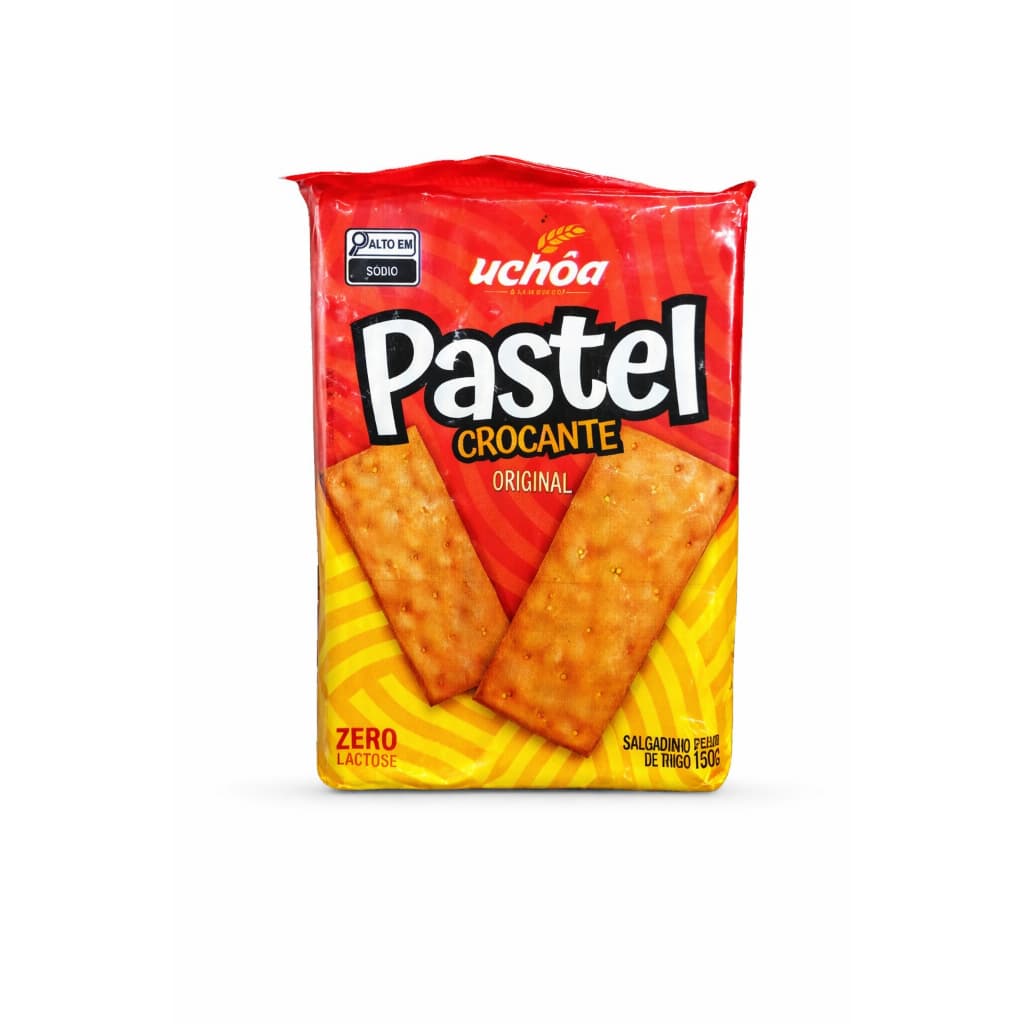 Bolacha Pastel Crocante Kit 12 Unidades