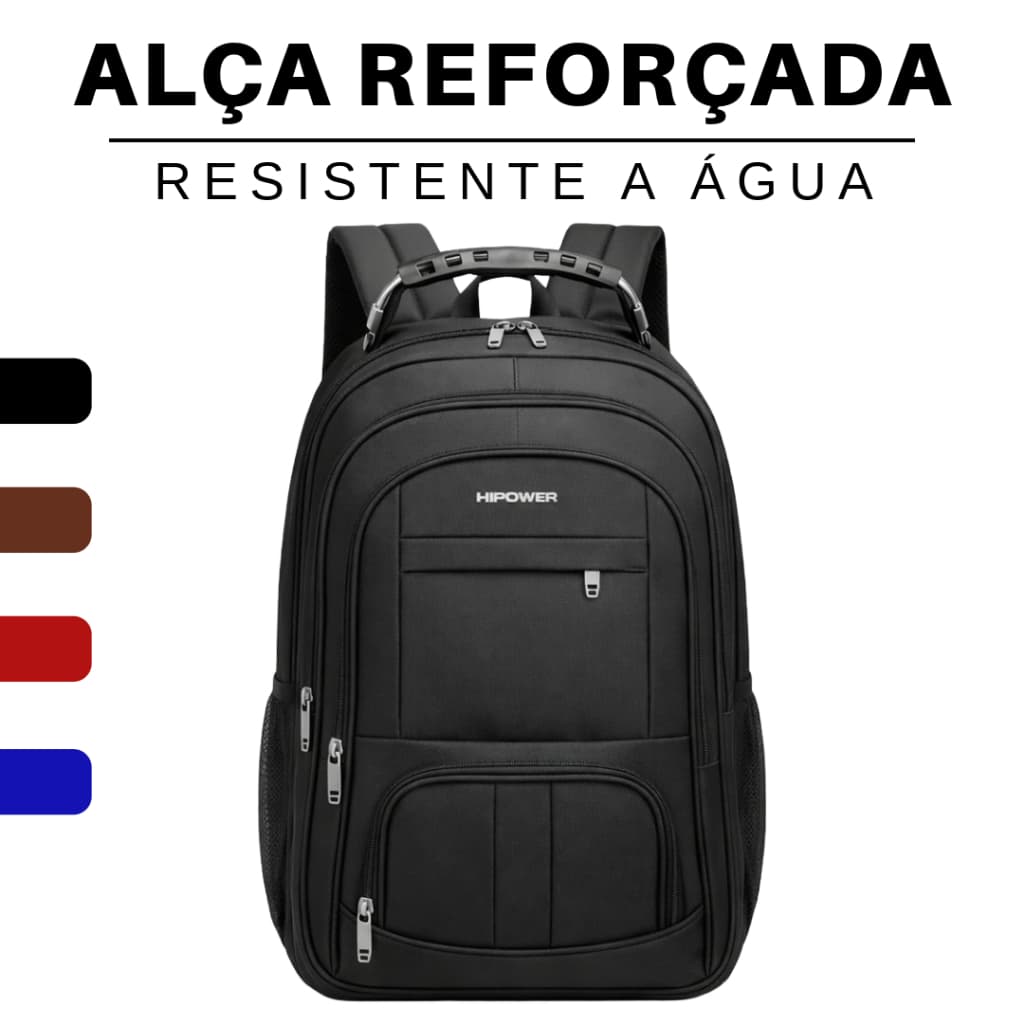 Mochila Masculina Reforçada FemininaI mpermeável Trabalho Notebook Escolar Viagem mochilas
