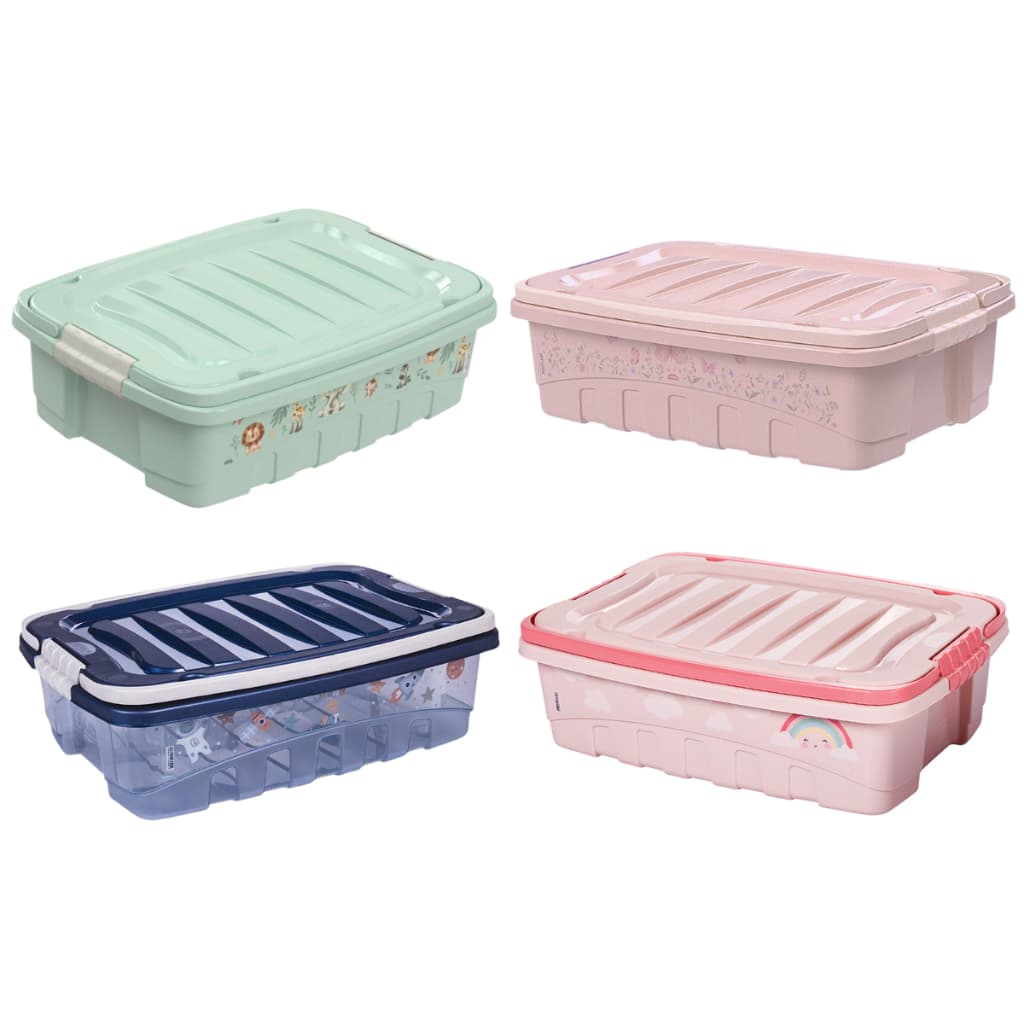Caixa Organizadora Grande Infantil Gran Box Com Alça E Trava 8,5 Litros Plasútil Bebê