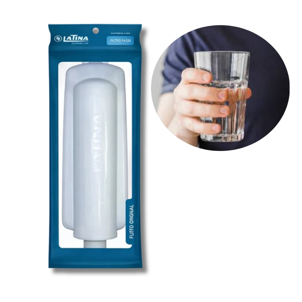 Refil Filtro Latina P355 Original Purificador Água Puri Ice Puritronic Compatível XPA375 PA355