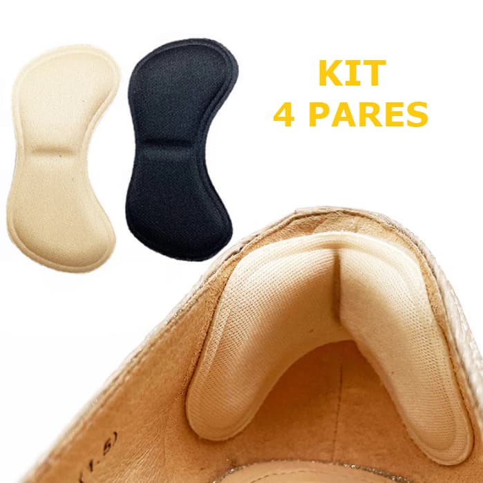 Kit 4 Par Protetor Calcanhar Adesivo Palmilha Calcanhar