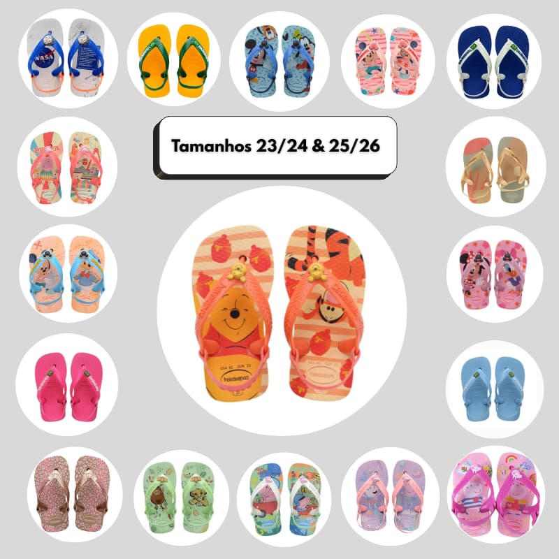 Chinelo Original Baby com elástico