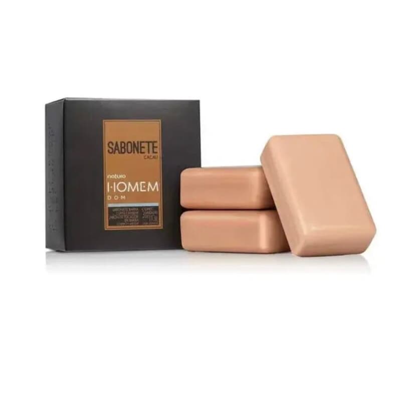 3 Sabonetes Natura Homem Dom Original Validade 05/2026