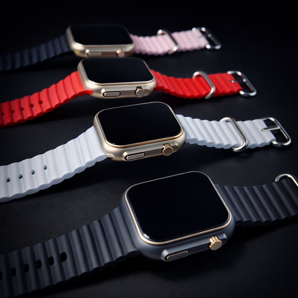 Relógio Digital Masculino Feminino Led Quadrado Tipo Smartwatch Juvenil