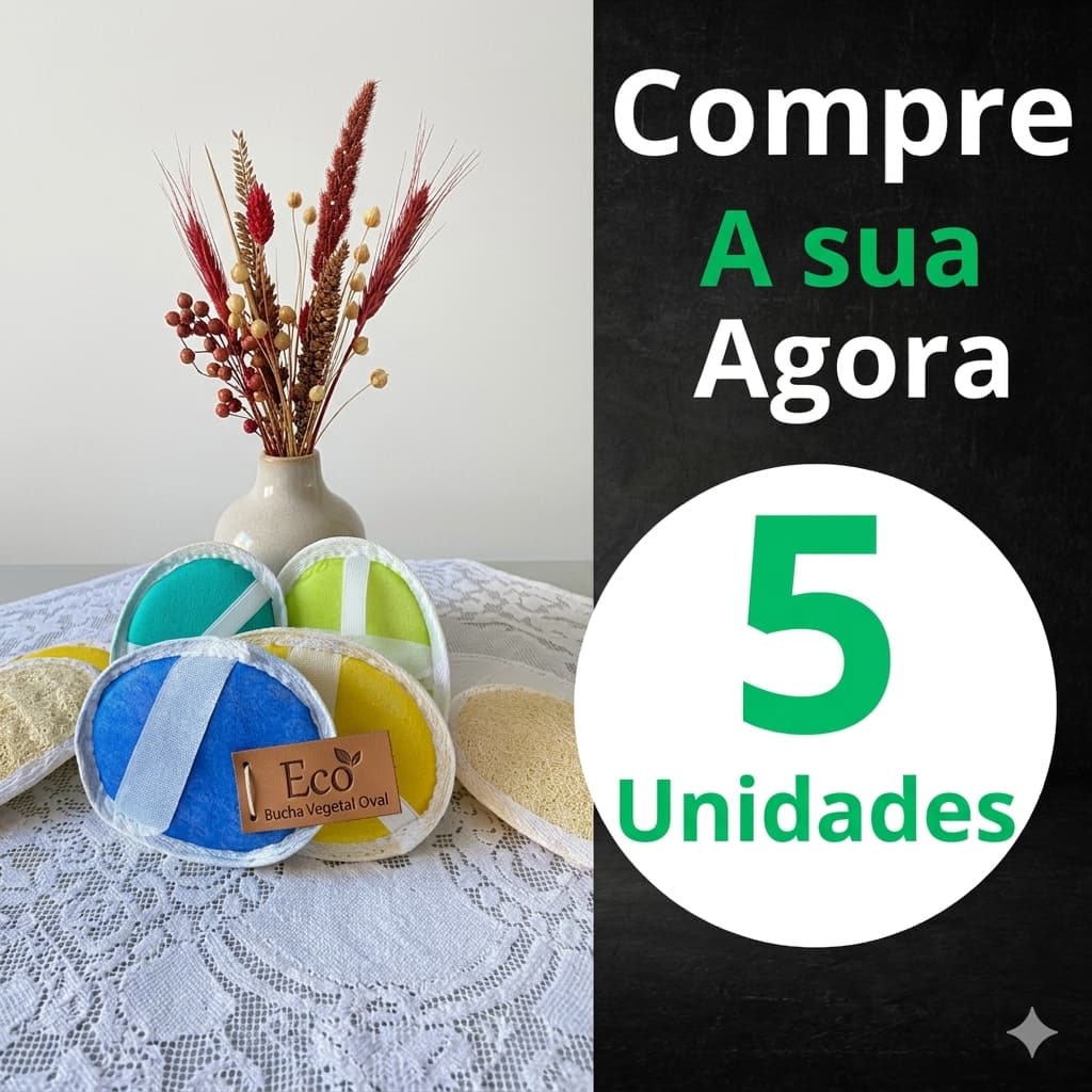 Bucha Esponjas de Banho Vegetais – Remove Impurezas, Estimula a Pele e Melhora o Toque