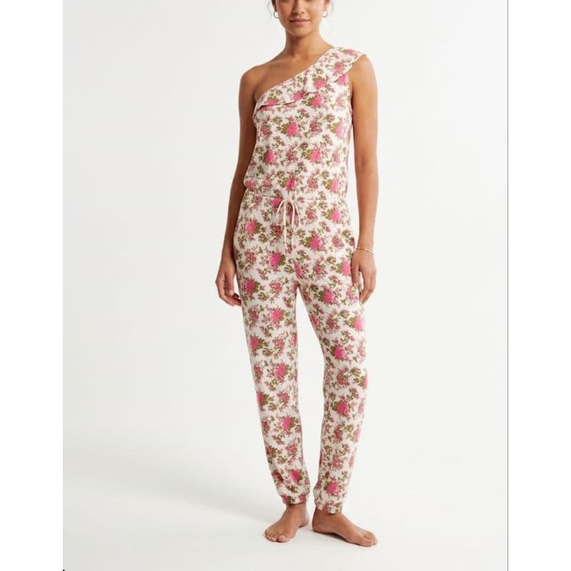 Macacão feminino estampa floral Tam M brechó