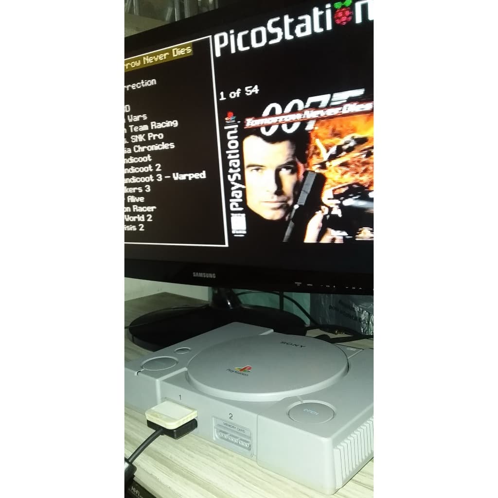 Sony Playstation 1 Fat Ps1 Picostation 54 Jogos (Usado) 127v