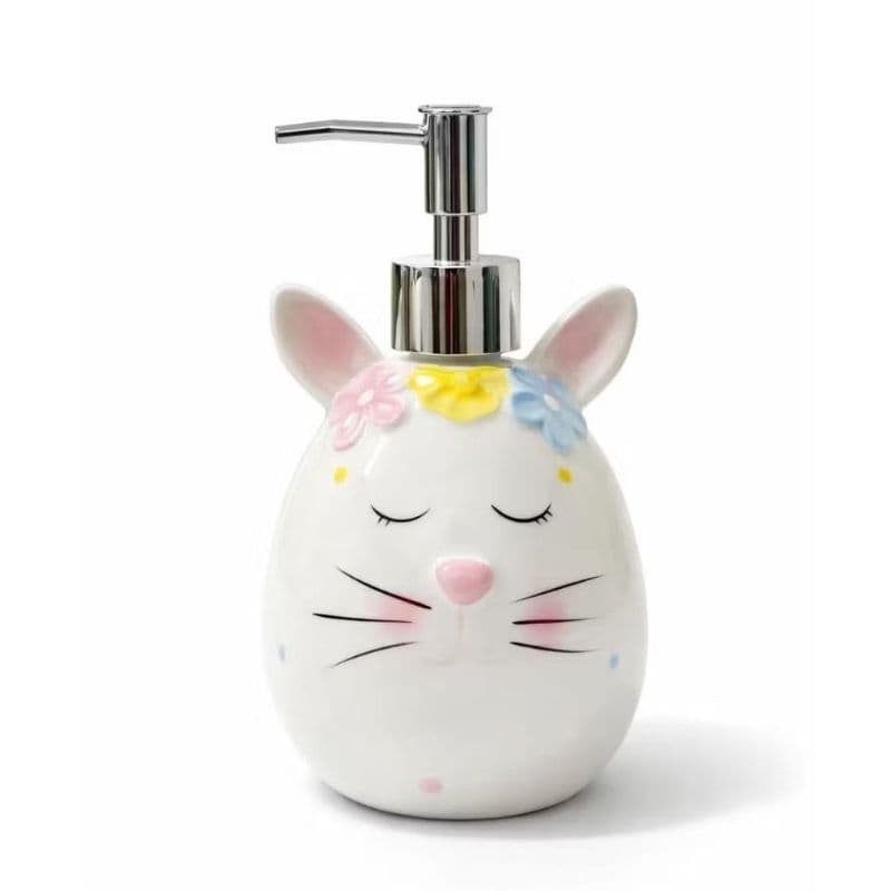 Páscoa Coelho Fofa Decoração Cozinha Caneca Guardanapo Saboneteira Bowl Jarra Cerâmica