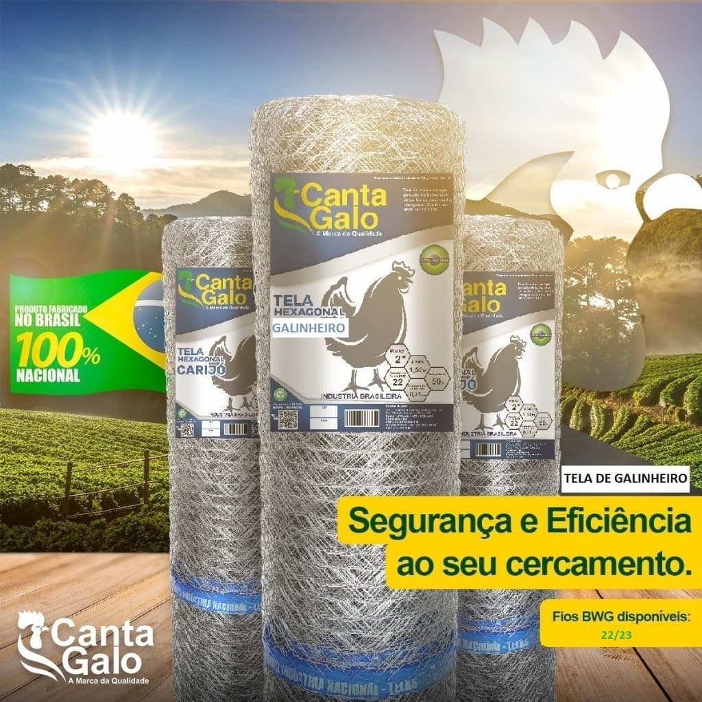 5 a 10 Metros Tela de Galinheiro Arame Galvanizado Fio 23 1,50 de Altura
