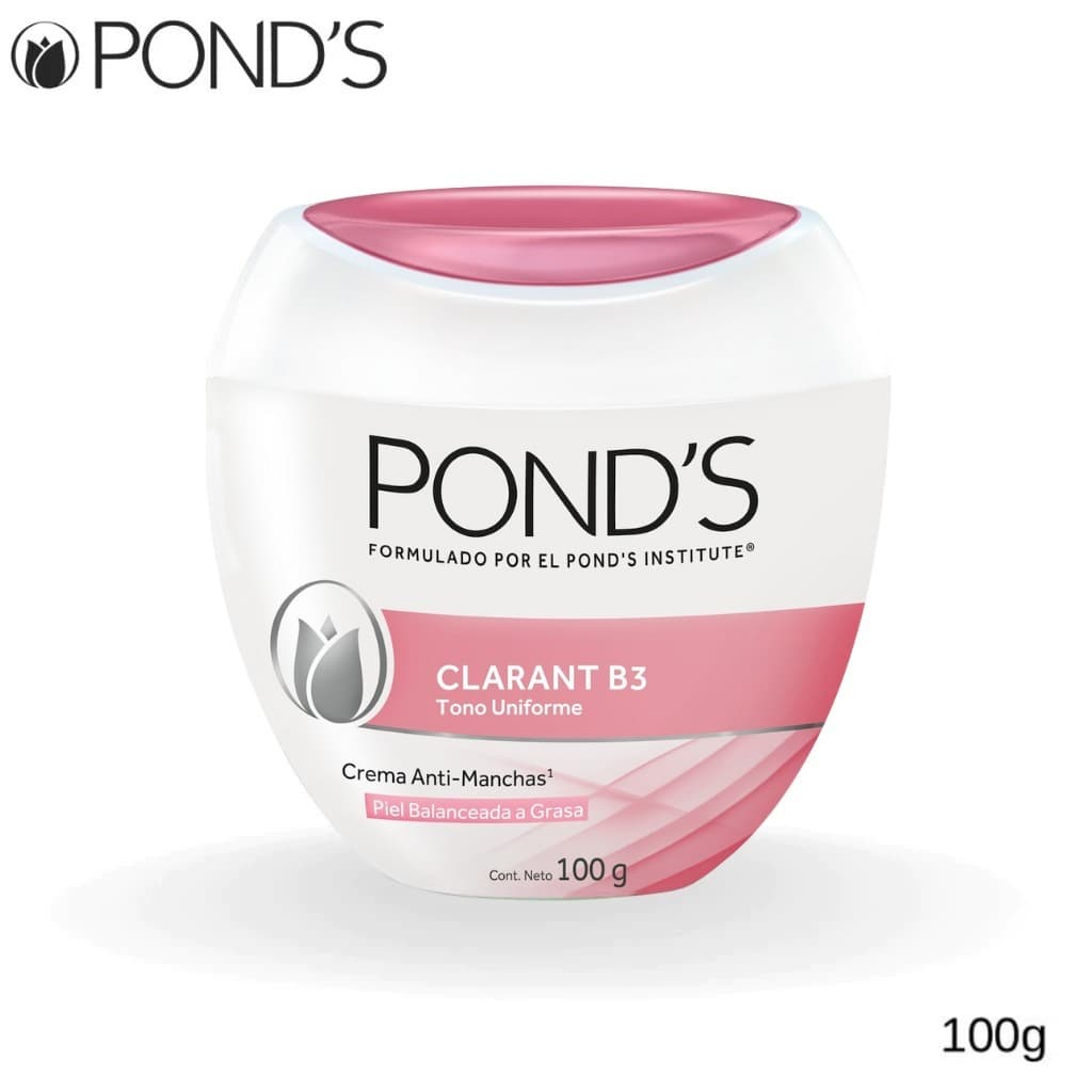 Creme Clareador Pond's Clarant Branqueador Rosa B3 100ml